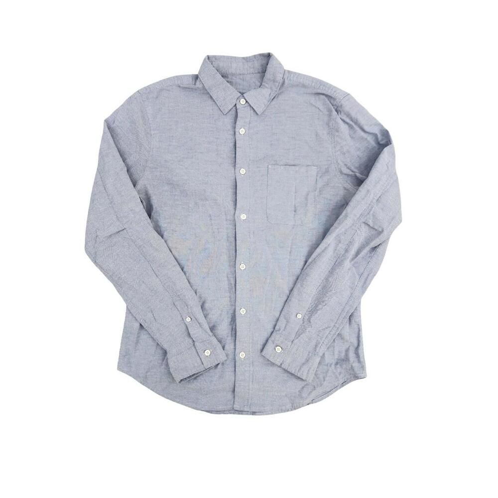 Lululemon Shirt Men’s Medium Blue Commission Button Up Oxford Long Sleeve Preppy